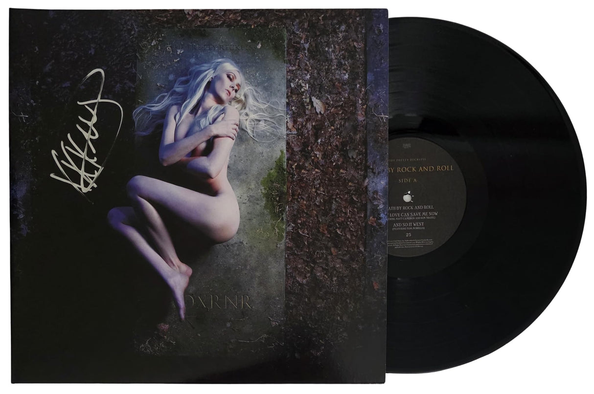 Taylor Momsen Signed The Pretty Reckless Death by Rock and Roll Album COA Proof Autographed Vinyl Record