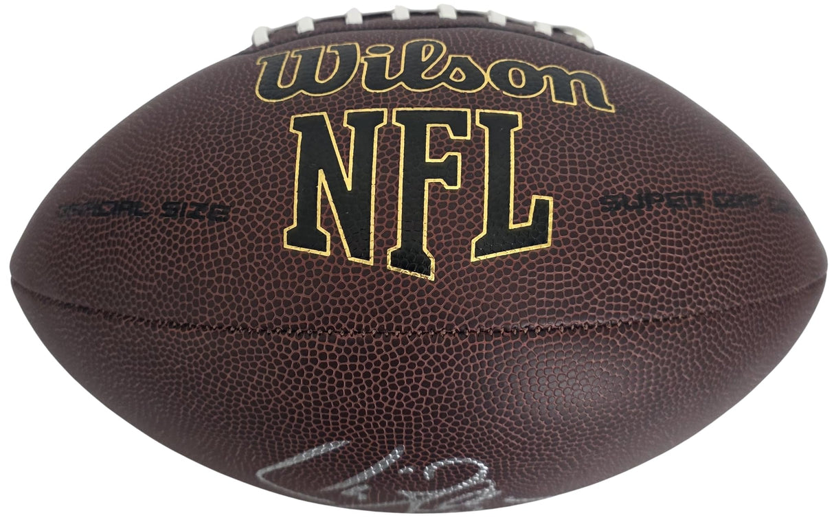 Jim Zorn Signed Football Exact Proof COA Autographed Seattle Seahawks