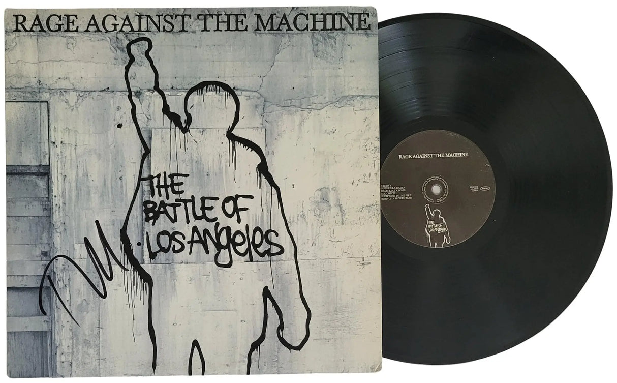 Tom Morello Signed Rage Against the Machine Album COA Exact Proof Vinyl Record Autographed