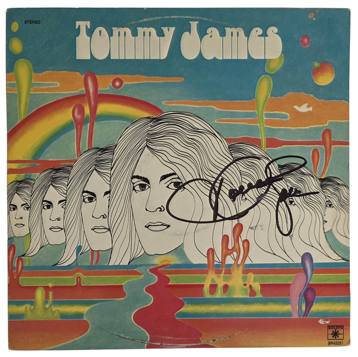 Tommy James Signed Midnight Train Album COA Exact Proof Autographed Vinyl Record