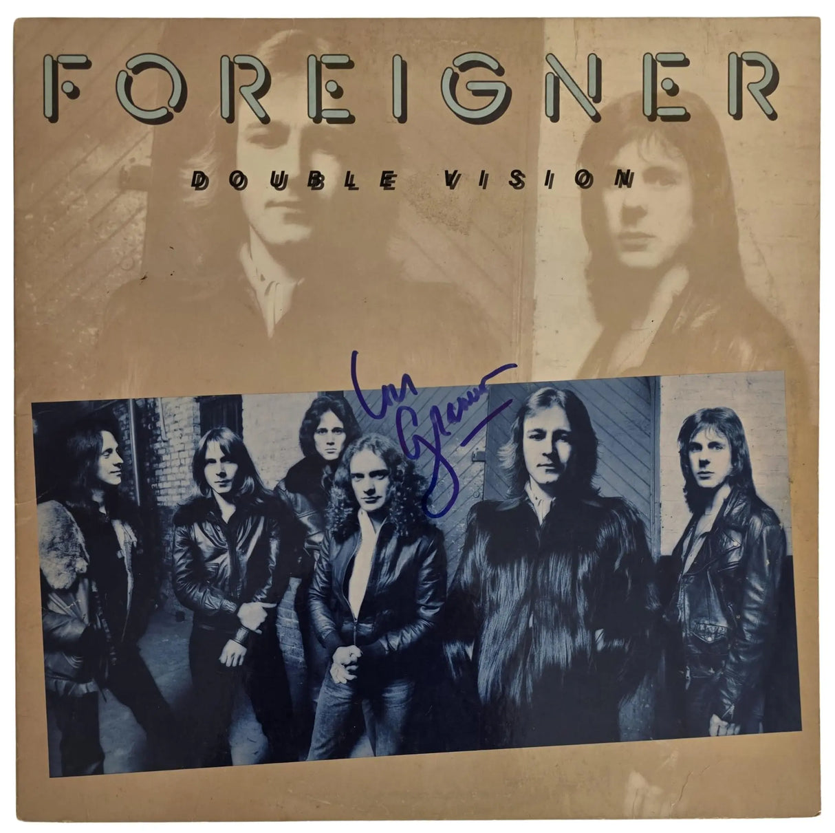 Lou Gramm Signed Foreigner Double Vision Album COA Exact Proof Autographed Vinyl Record