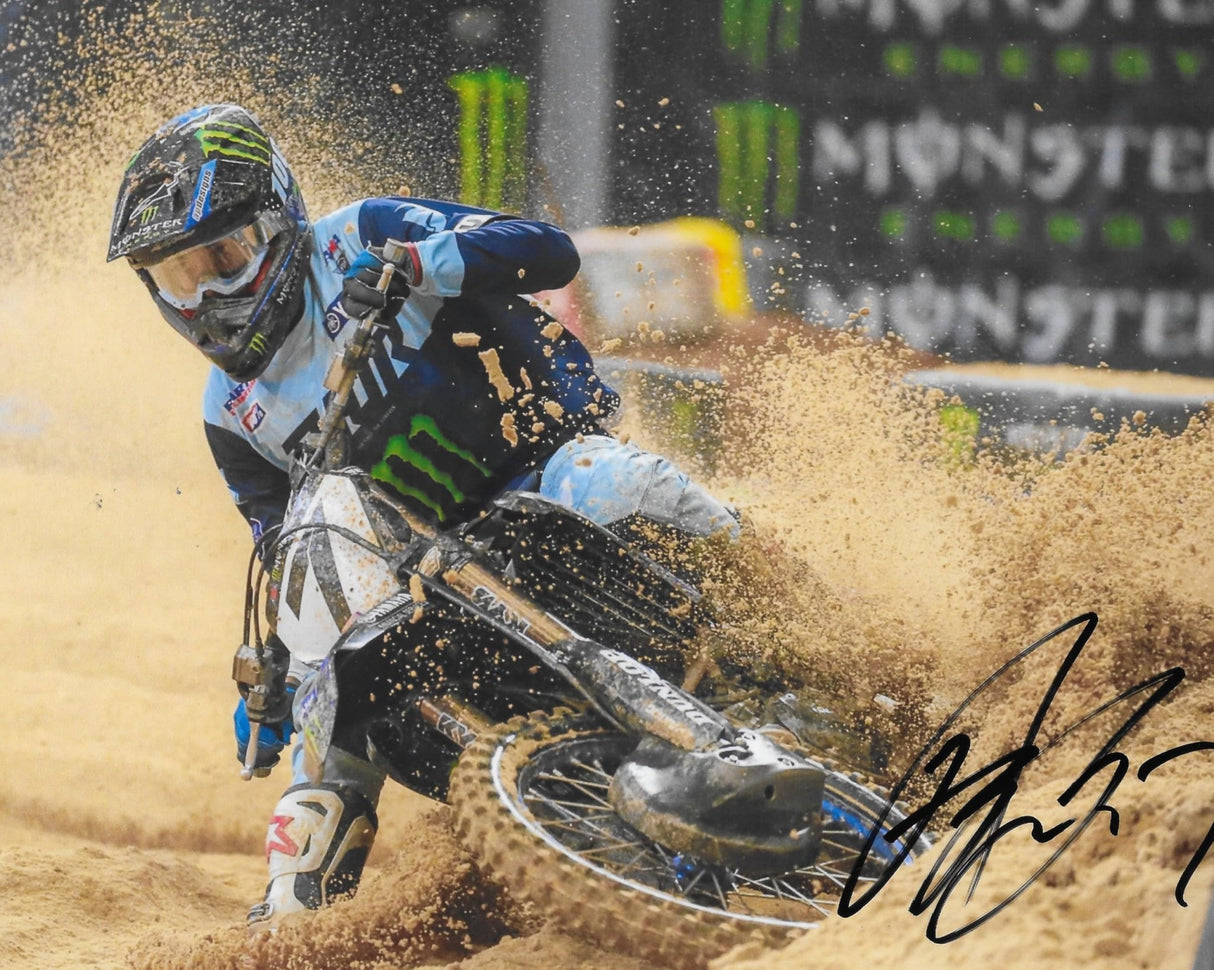 Aaron Plessinger Signed 8x10 Photo COA Proof Autographed Supercross Motocross Rider..