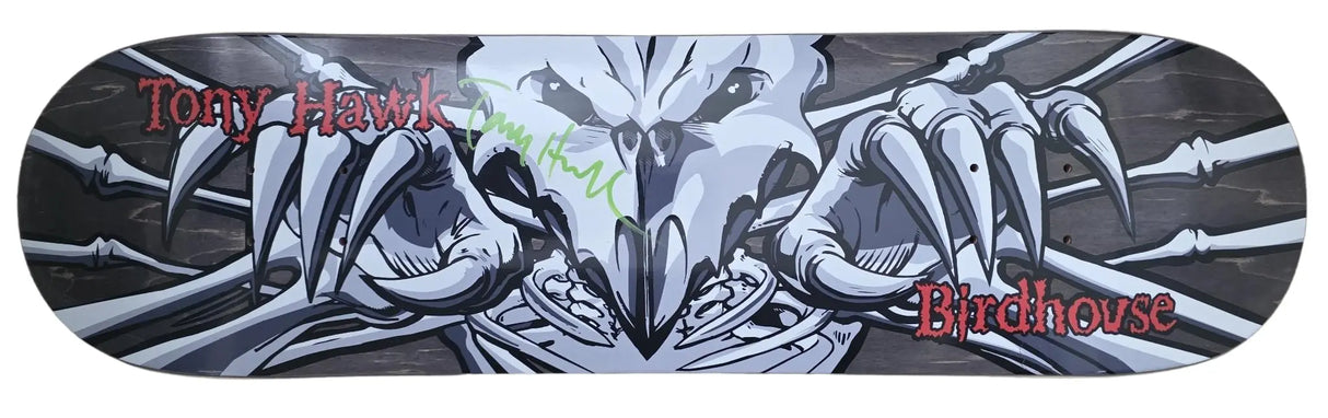 Tony Hawk Signed Skateboard Deck Birdhouse Proof COA Autographed.