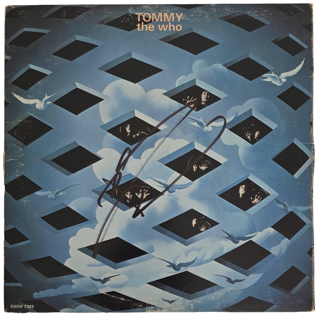 Pete Townshend Signed The Who Tommy Album COA Proof Autographed Vinyl Record