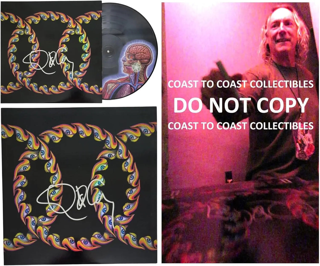 Danny Carey Signed Tool Lateralus Album Exact Proof COA Autographed Vinyl Record