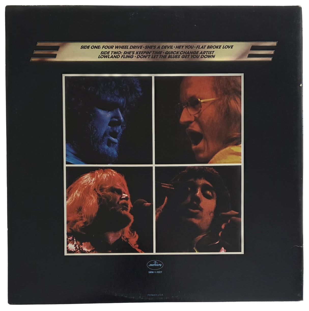 Randy Bachman Signed Bachman - Turner Overdrive Four Wheel Drive Album, Autographed Vinyl Record LP with COA and Proof