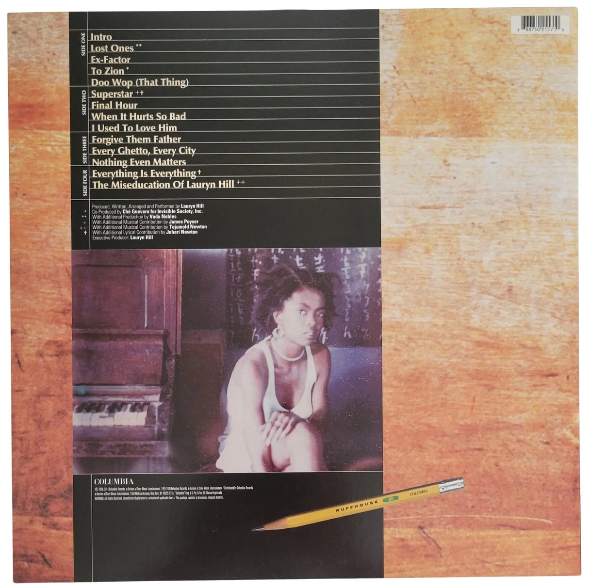 Lauryn Hill Signed The Miseducation Album Proof COA Autographed Vinyl Record