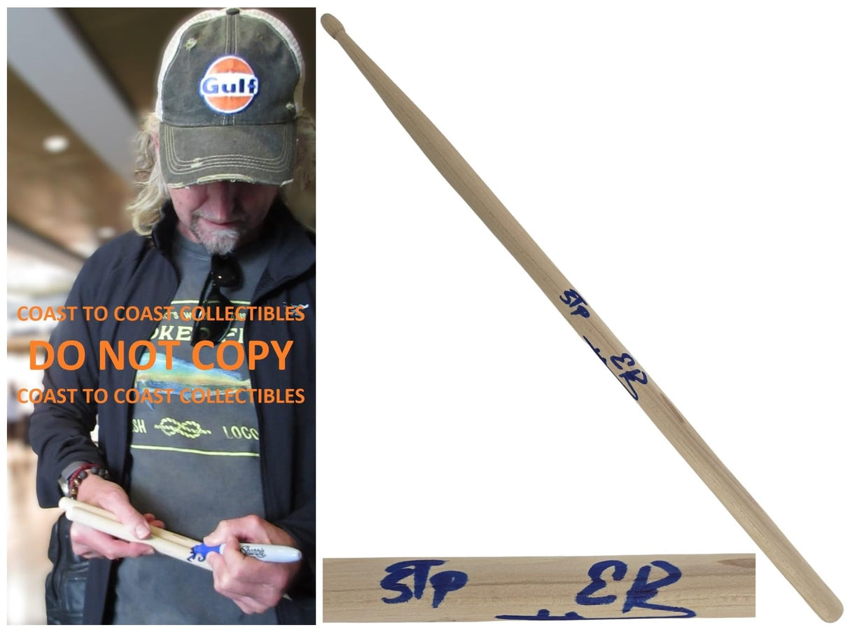 Eric Kretz Signed Drumstick COA Proof Autographed STP Stone Temples Pilots Drummer