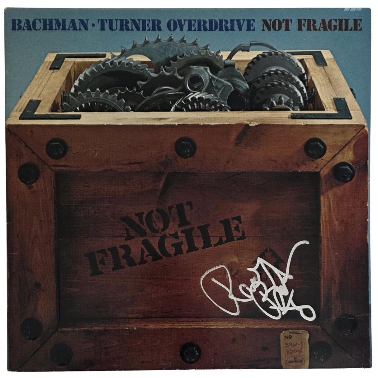 Randy Bachman Signed Bachman - Turner Overdrive Not Fragile Album, Autographed Vinyl Record LP with COA and Proof