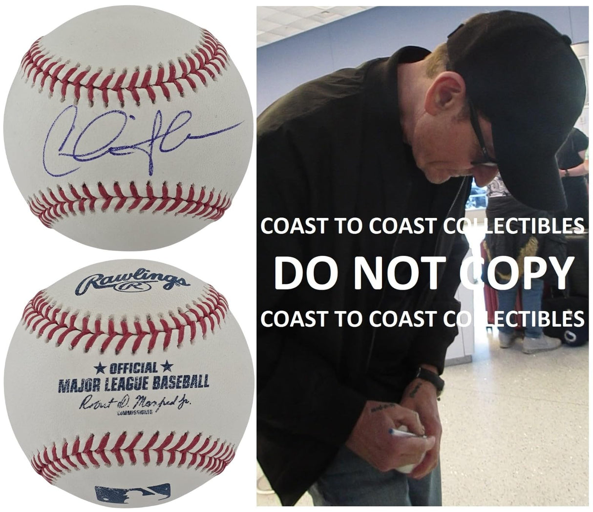 Charlie Sheen Signed Baseball COA Proof Autographed Major League Ricky Vaughn Wild Thing STAR