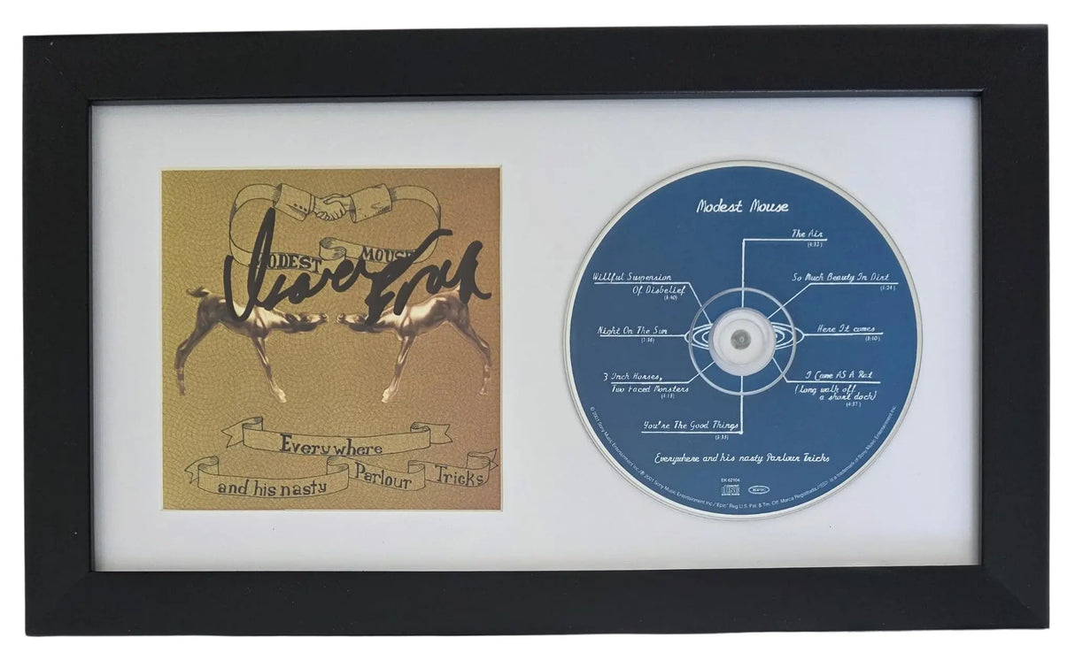 Isaac Brock Signed Modest Mouse Everywhere and His Nasty Parlour Tricks CD COA Proof Autographed