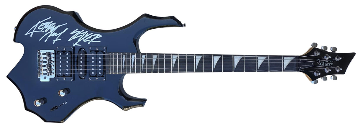 Kerry King Signed Full Size Electric Metal Guitar COA Exact Proof Augraphed Slayer