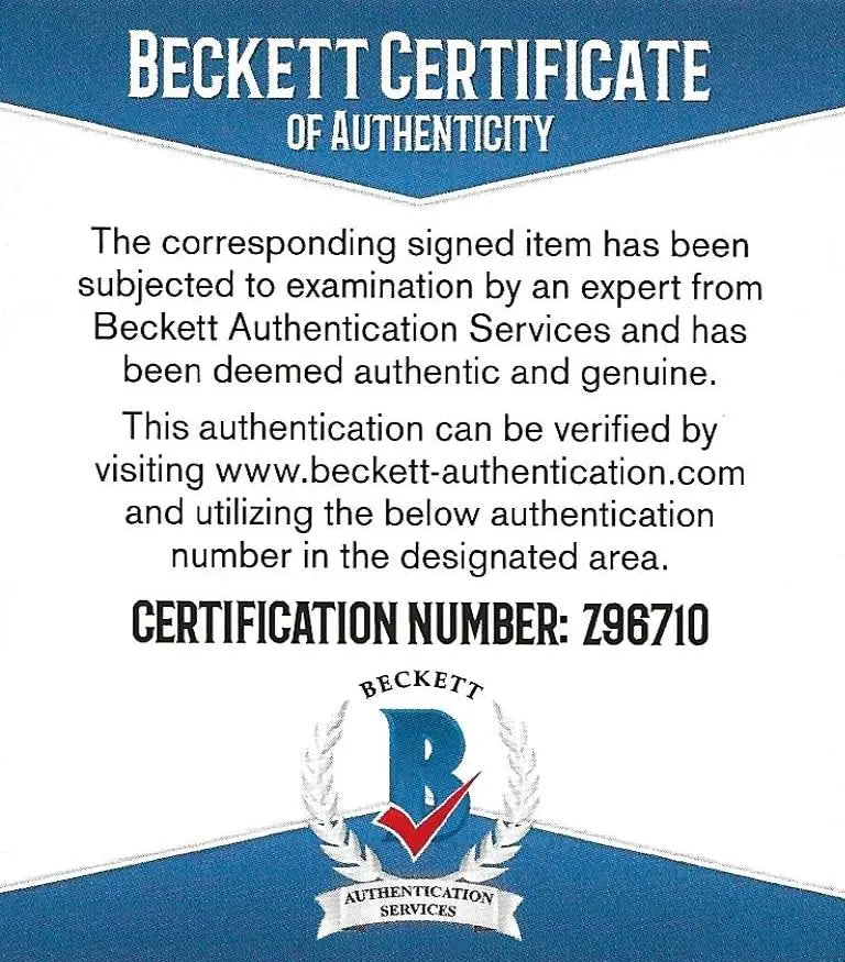 Walter Jones Signed Football COA Proof Seattle Seahawks FSU HOF Autographed