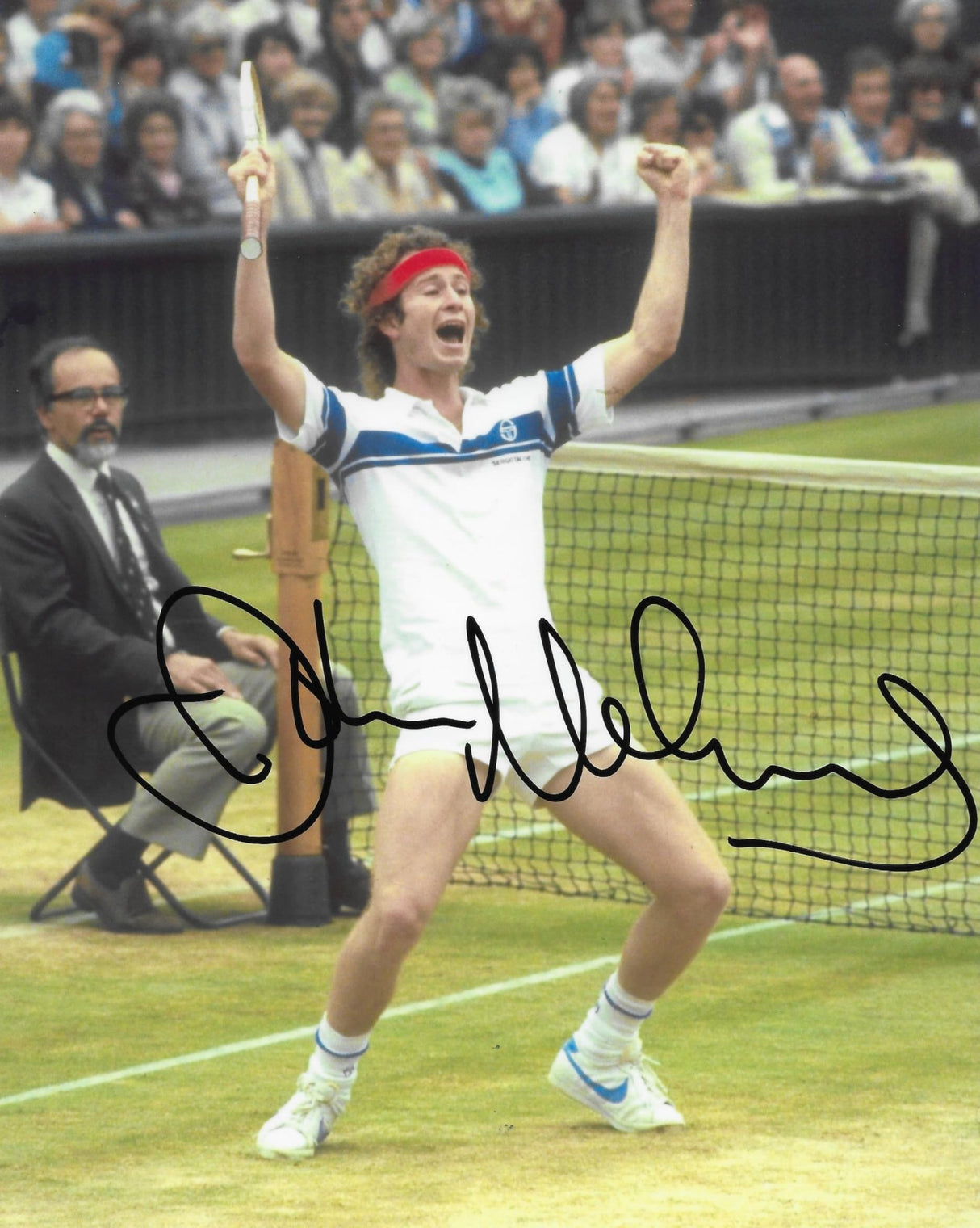 John McEnroe Signed 8x10 Photo COA Exact Proof Autographed HOF Tennis Legend
