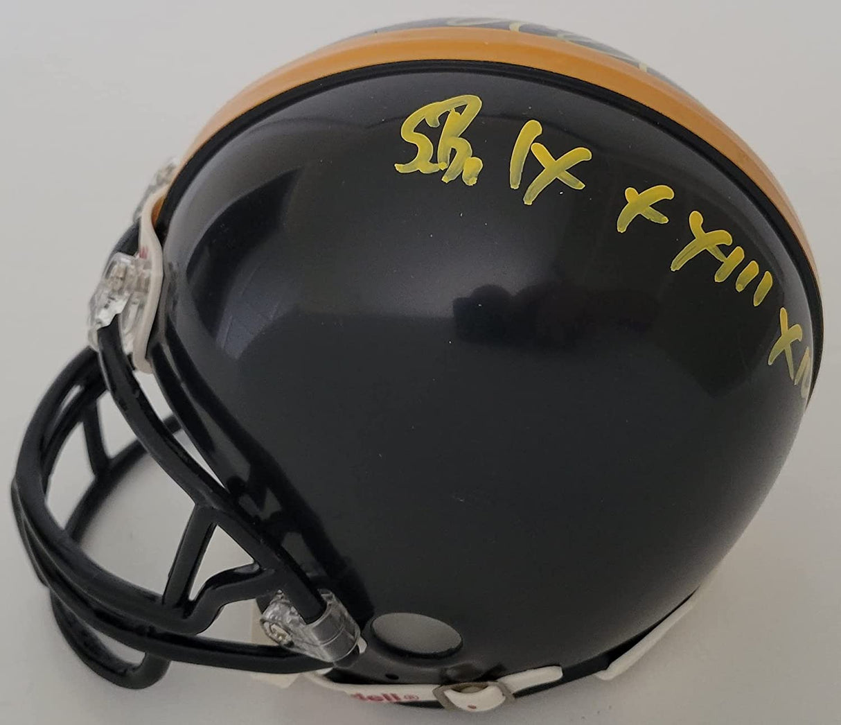 Rocky Bleier signed Pittsburgh Steelers mini football helmet proof Beckett COA autographed Coast to Coast Collectibles