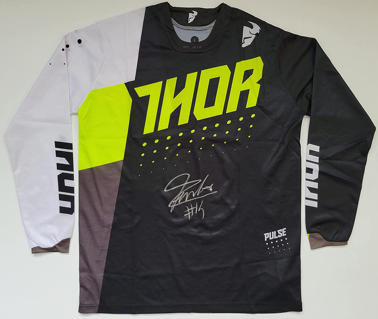 Dylan Ferrandis Supercross Motocross signed Thor Jersey COA proof autographed! Coast to Coast Collectibles