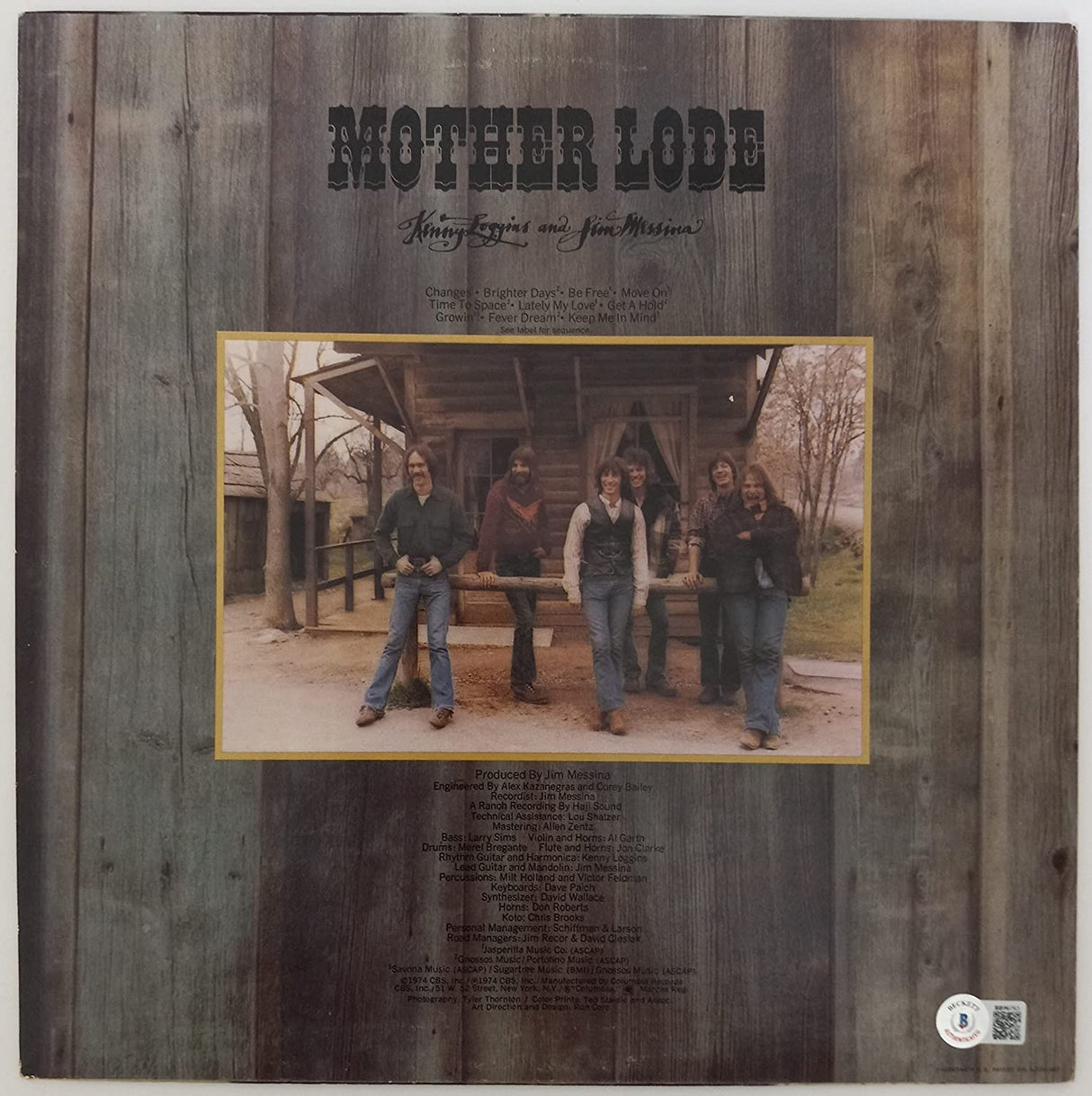 Kenny Loggins signed autographed Mother Lode album vinyl record proof Beckett COA STAR Coast to Coast Collectibles