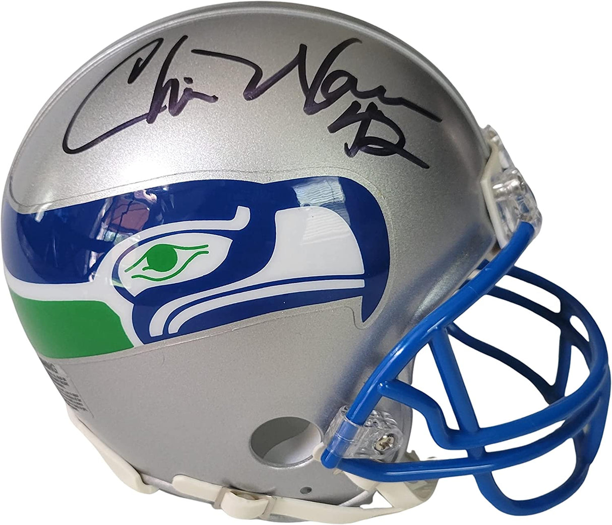 Chris Warren signed Seattle Seahawks mini football helmet COA proof autographed Generic