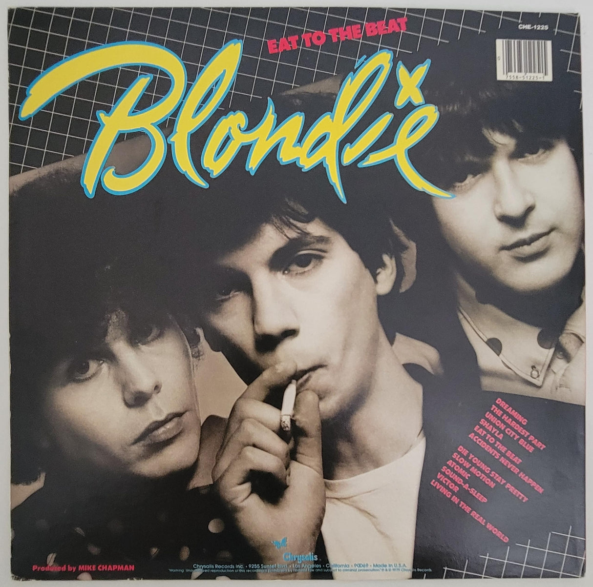 Debbie Harry Clem Burke signed Blondie Eat to the Beat album vinyl COA proof STAR Coast to Coast Collectibles Memorabilia