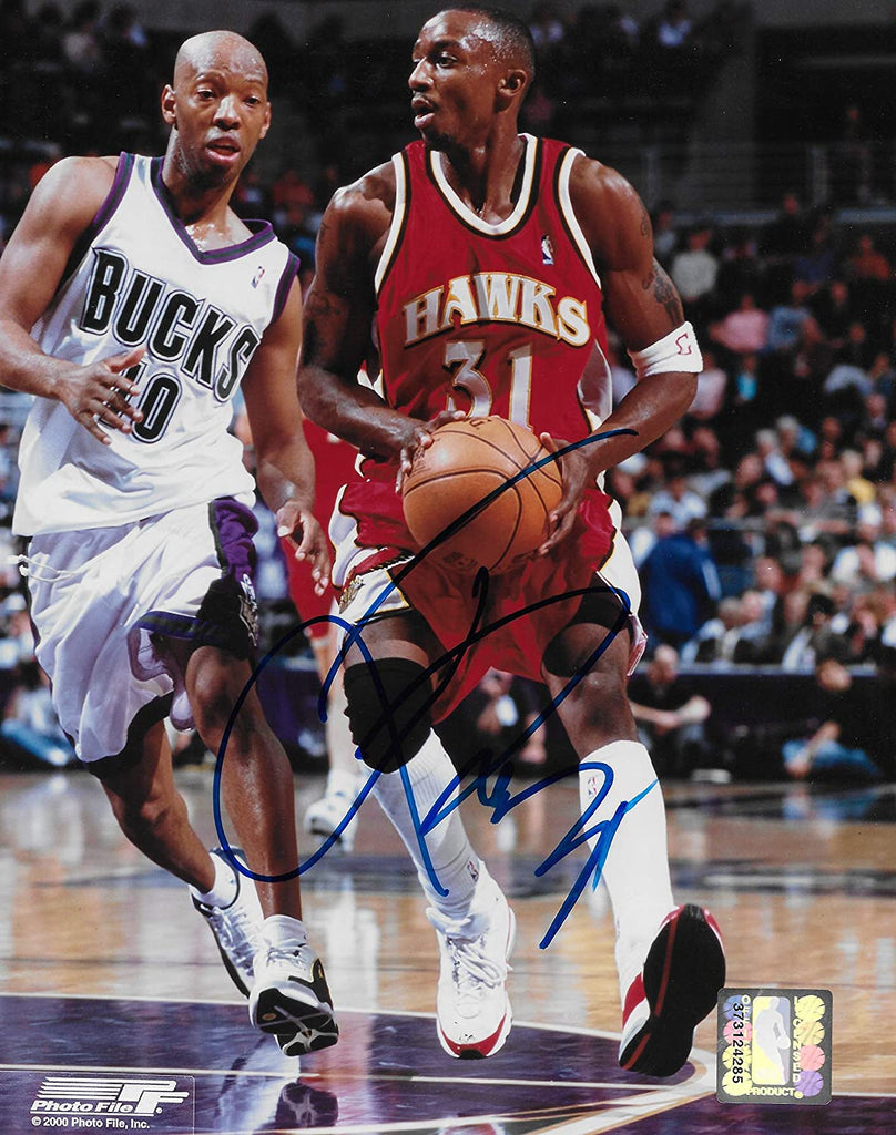 Jason Terry signed Atlanta Hawks basketball 8x10 photo COA