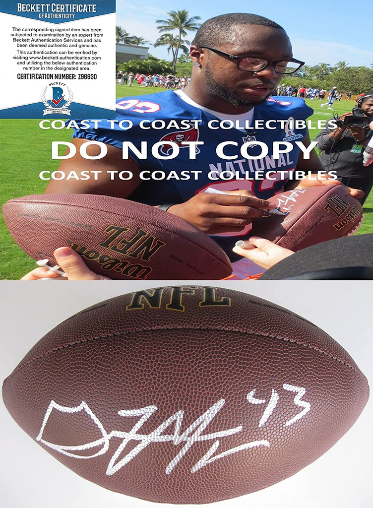 Gerald McCoy Tampa Bay Buccaneers Oklahoma signed NFL football proof Beckett COA autograph