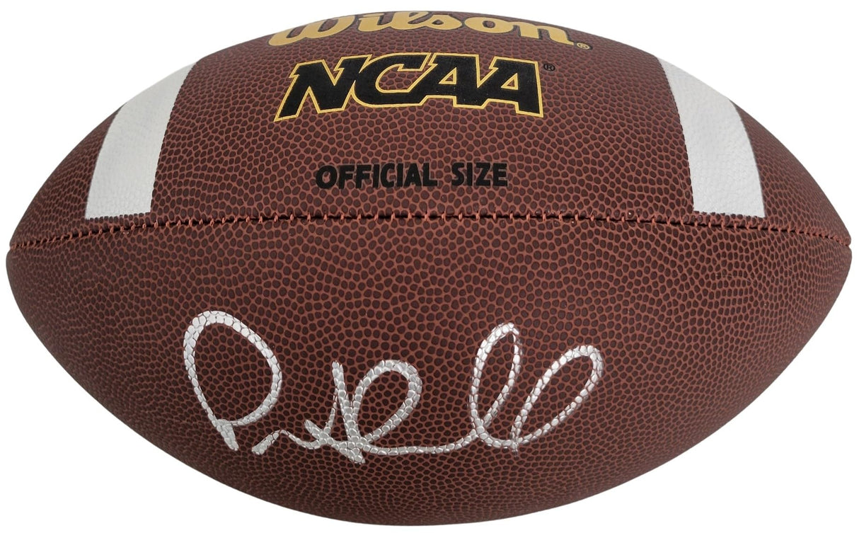 Pete Carroll USC Trojans Signed Football Proof COA Autographed