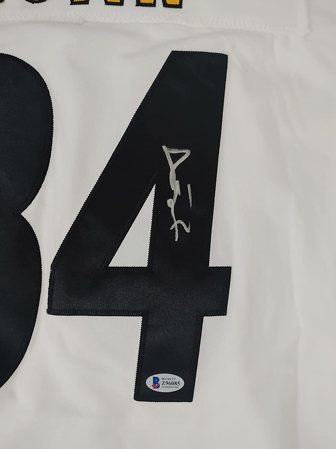 Antonio Brown signed Pittsburgh Steelers football Jersey proof Beckett COA autographed