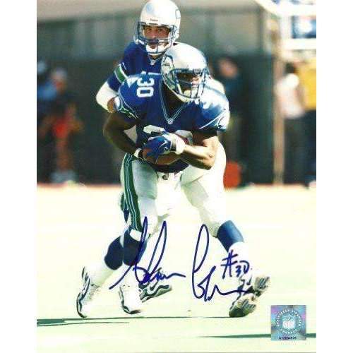 Ahman Green, Seattle Seahawks, Green Bay Packers, Nebraska, signed, autographed, 8x10 photo