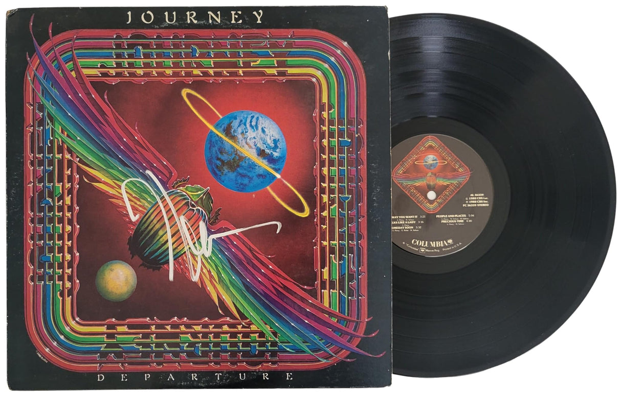 Neal Schon Signed Journey Departure Album