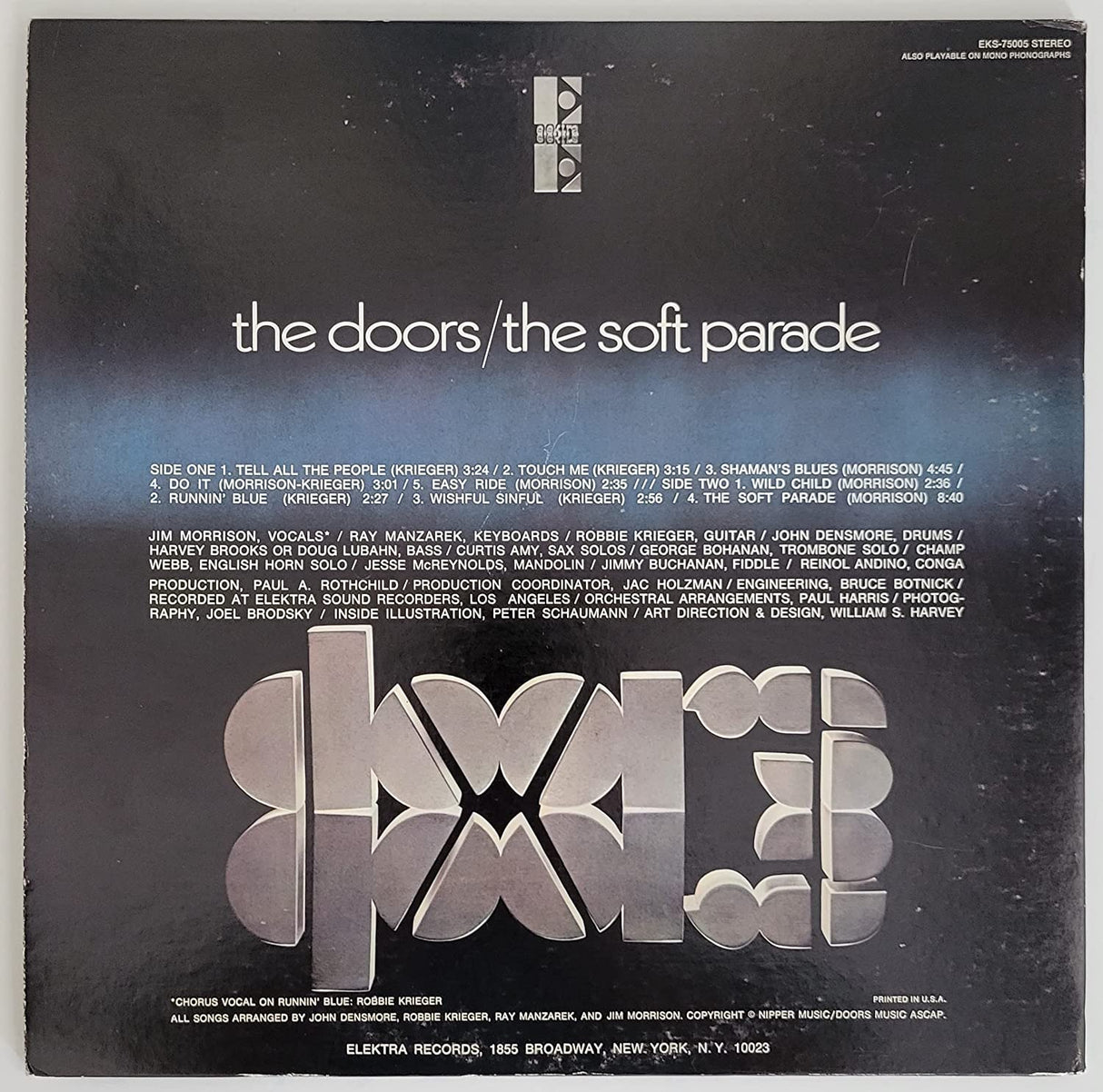 Robby Krieger signed The Doors The Soft Parade album vinyl record proof COA autographed STAR