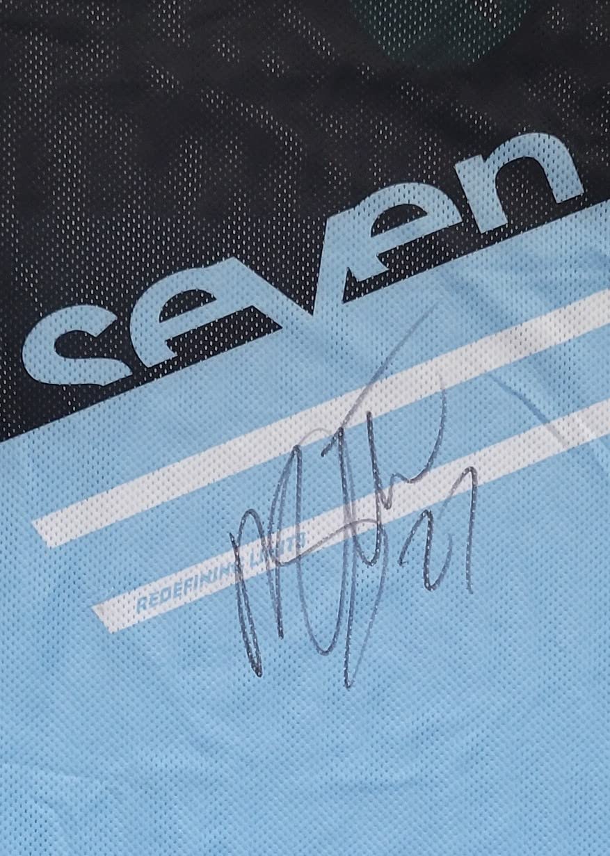 Malcolm Stewart Supercross Motocross signed Seven Jersey proof COA,autographed.