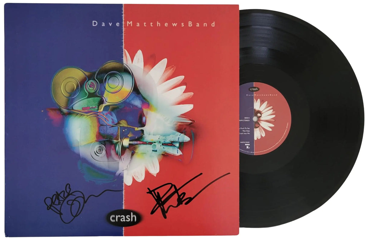 Dave Matthews signed Crash album COA exact proof autographed vinyl Tim Reynolds Star