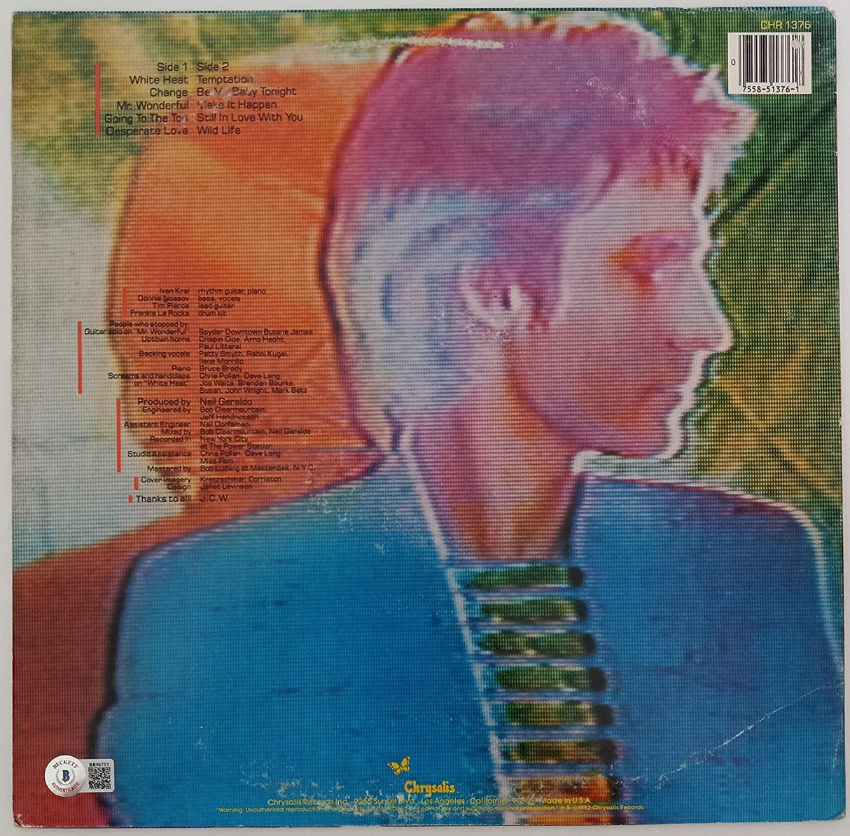 John Waite signed autographed Ignition album vinyl record proof Beckett COA STAR