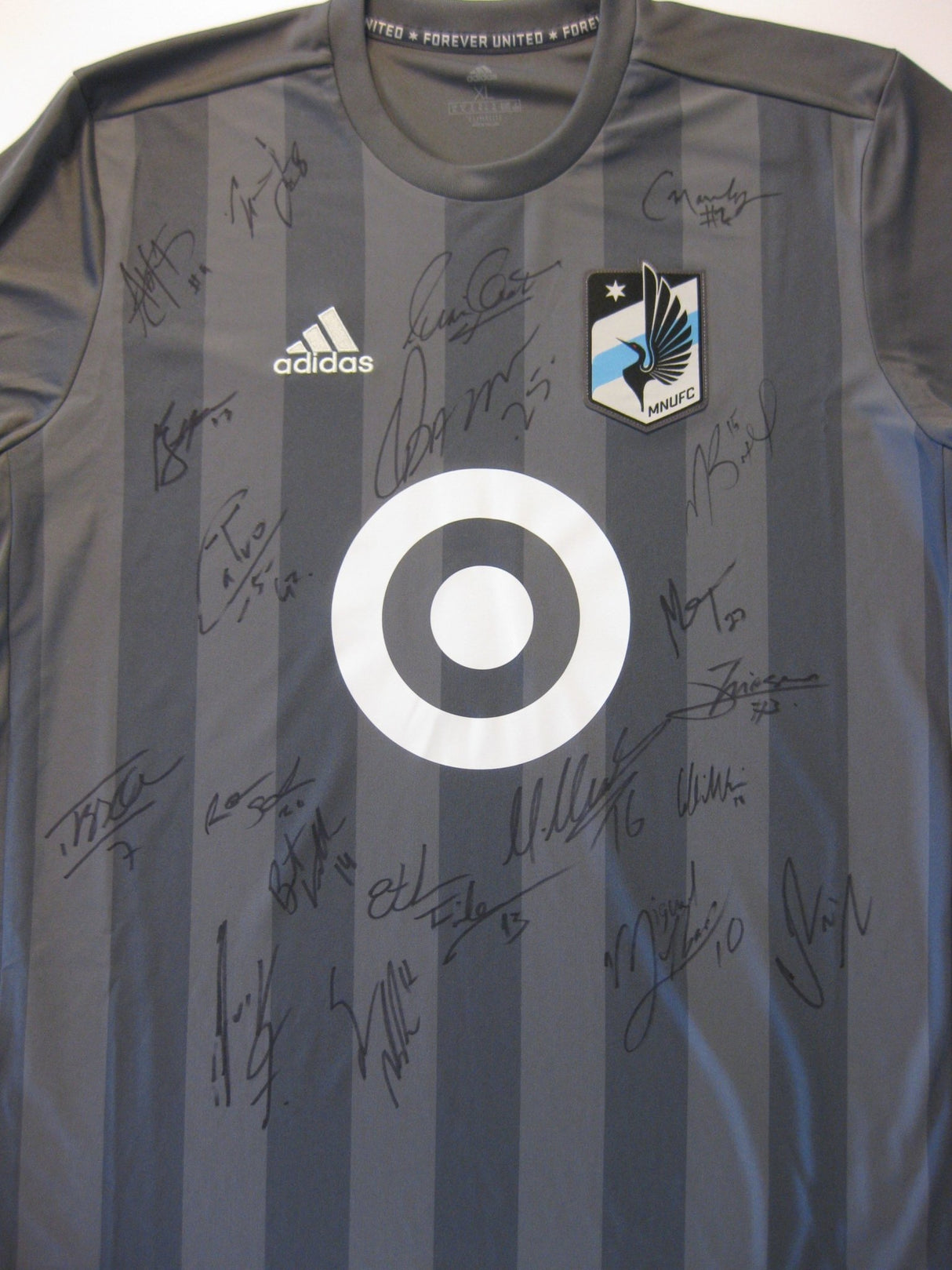 2018 Minnesota united FC team, signed, autographed, soccer jersey - COA and Proof Photos Included