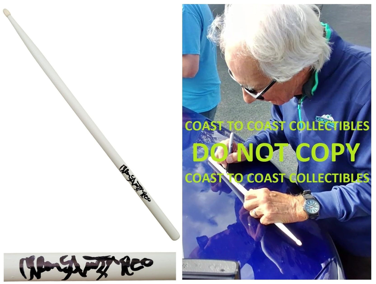 Alan Gratzer REO Speedwagon Drummer Signed Drumstick COA Proof Autographed.