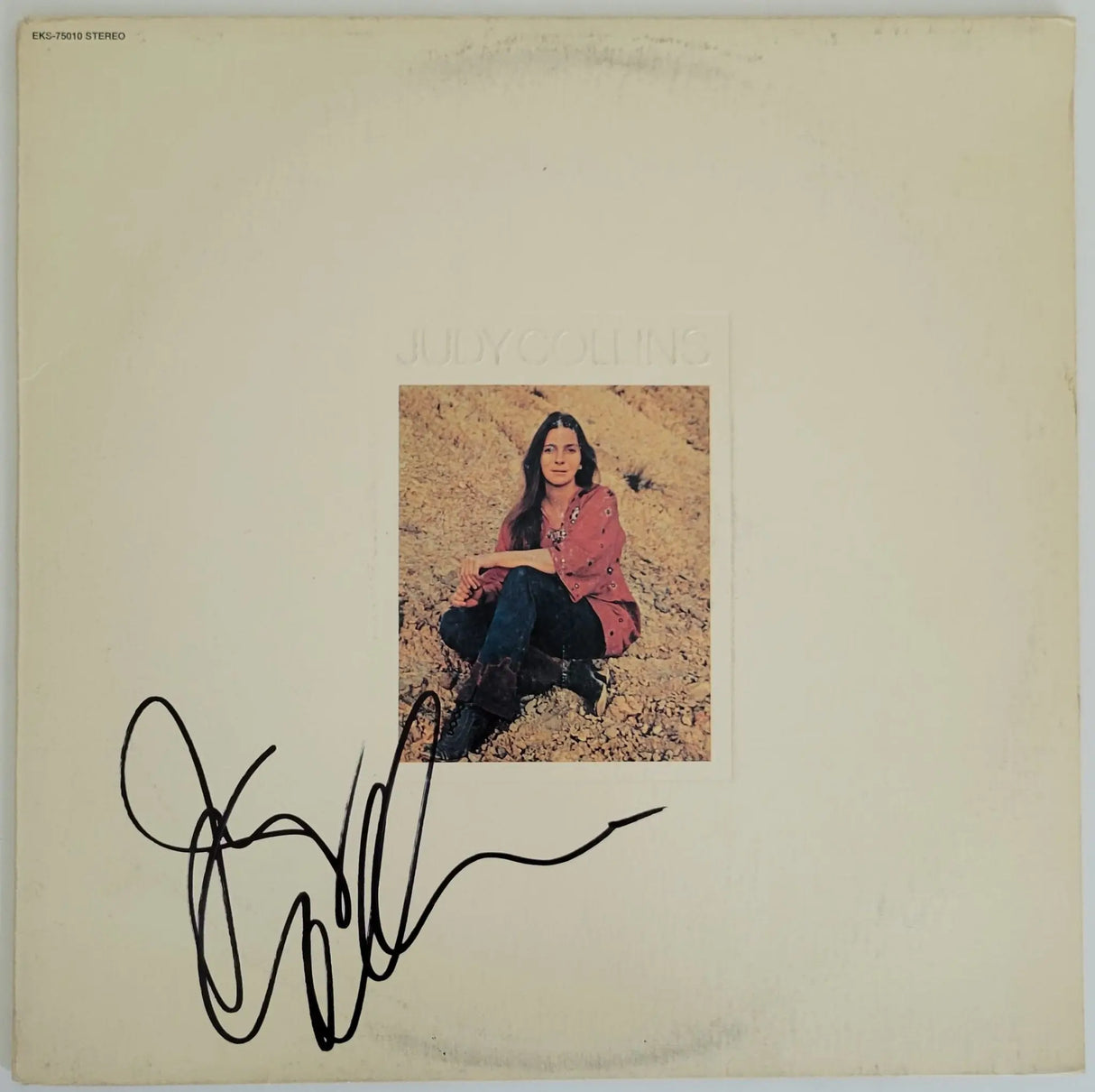 Judy Collins signed Whales & Nightingales album vinyl record COA proof autographed STAR