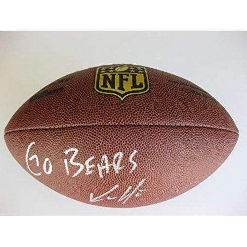 Kevin White Chicago Bears, West Virginia, Signed, Autographed, NFL Duke Football, a COA with the Proof Photo of Kevin Signing the Football Will Be Included