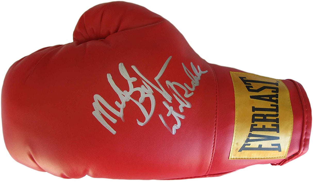 Michael Buffer Ring Announcer signed autographed Boxing Glove exact proof Beckett COA.