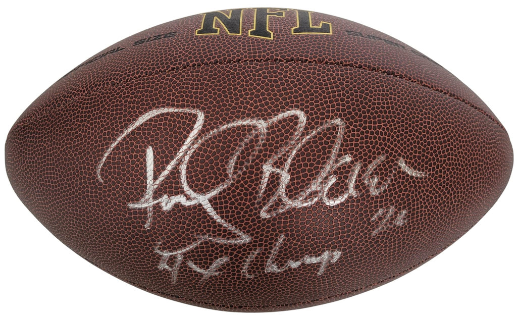 Rocky Bleier Pittsburgh Steelers Notre Dame signed NFL football proof Beckett COA autographed
