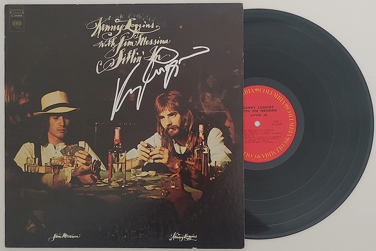 Kenny Loggins signed autographed Sittin In album vinyl record proof Beckett COA STAR