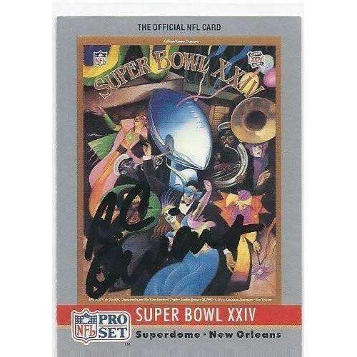 1990, Rc Owens, San Francisco 49ers, Signed, Autographed, Pro Set Football Card, Card # 24,