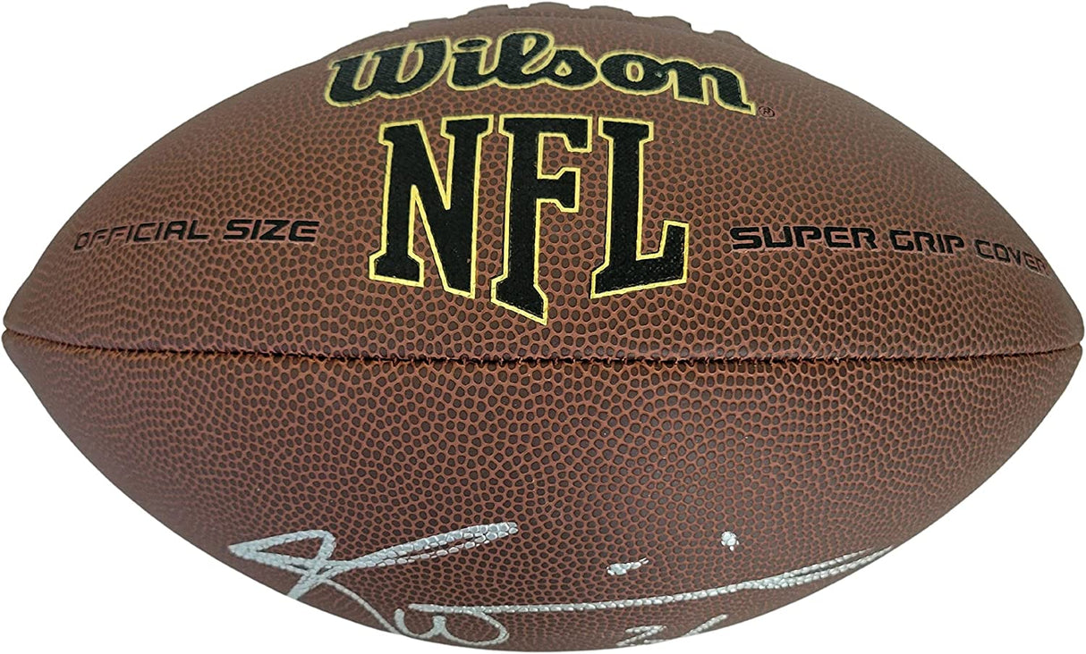 Ricky Williams Texas Longhorns Dolphins Saints signed NFL football proof COA