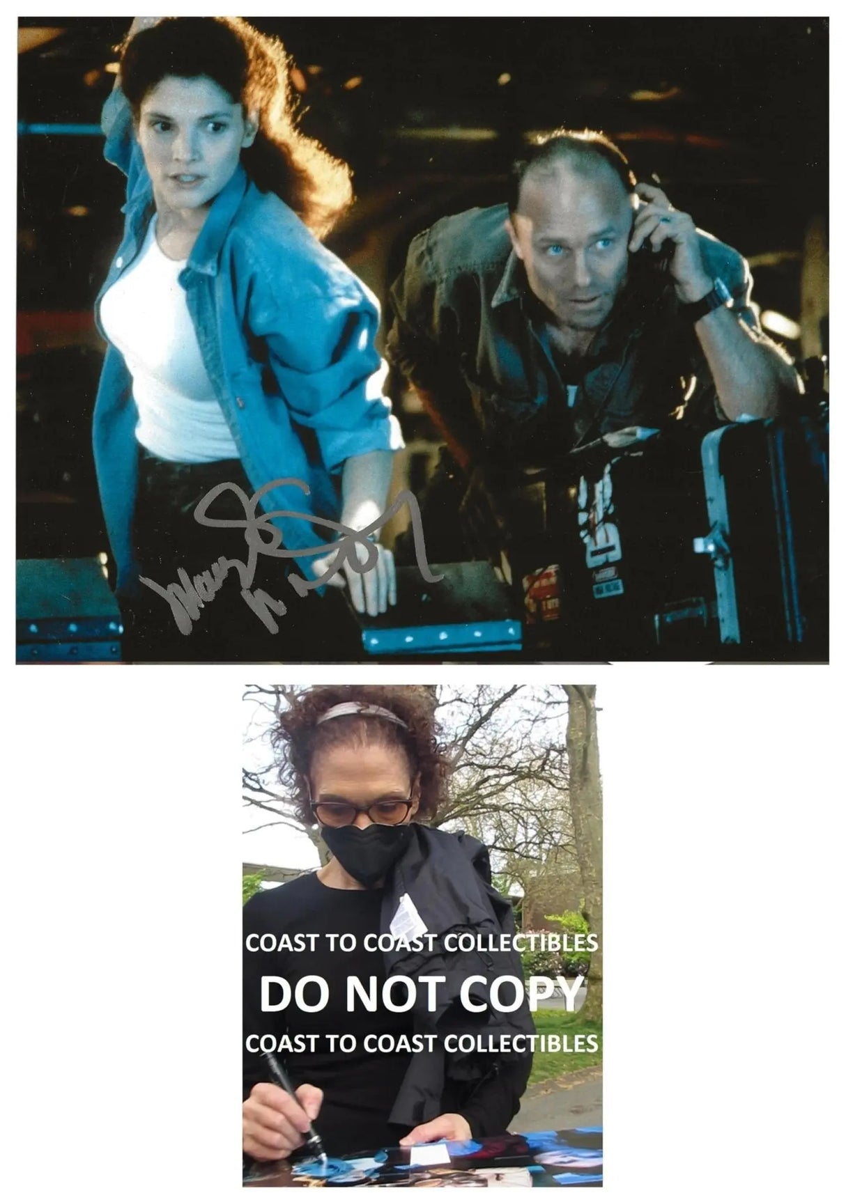 Mary Elizabeth Mastrantonio signed The Abyss 8x10 photo COA proof autographed Star