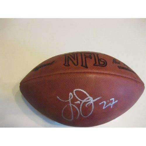 Larry Johnson, Kansas City Chiefs, Penn State, Signed, Autographed, Authenic NFL Football, a COA with the Proof Photo of Larry Signing Will Be Included