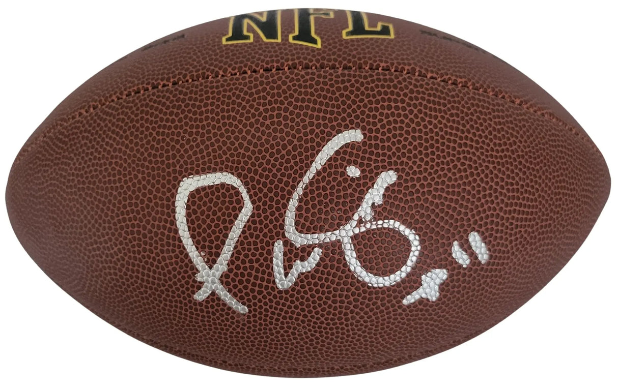 Phil Simms Signed Football Proof COA Autographed NFL New York Giants SB MVP