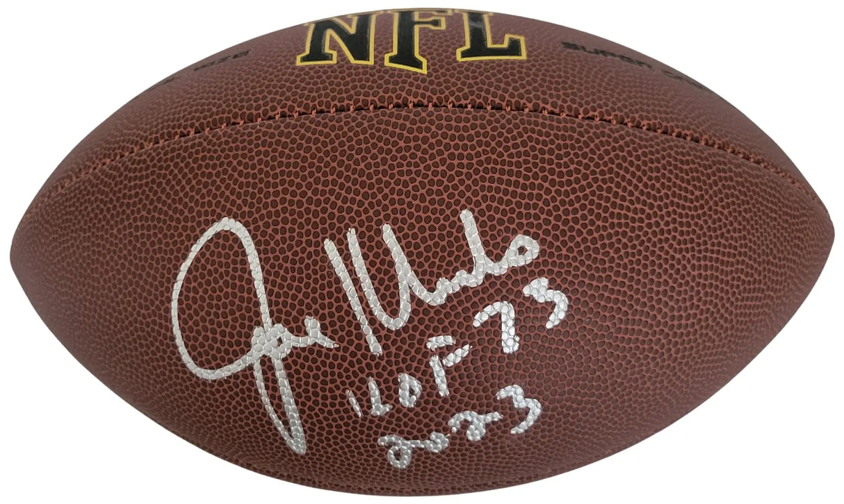 Joe Klecko Signed Football Proof COA Autographed New York Jets HOF