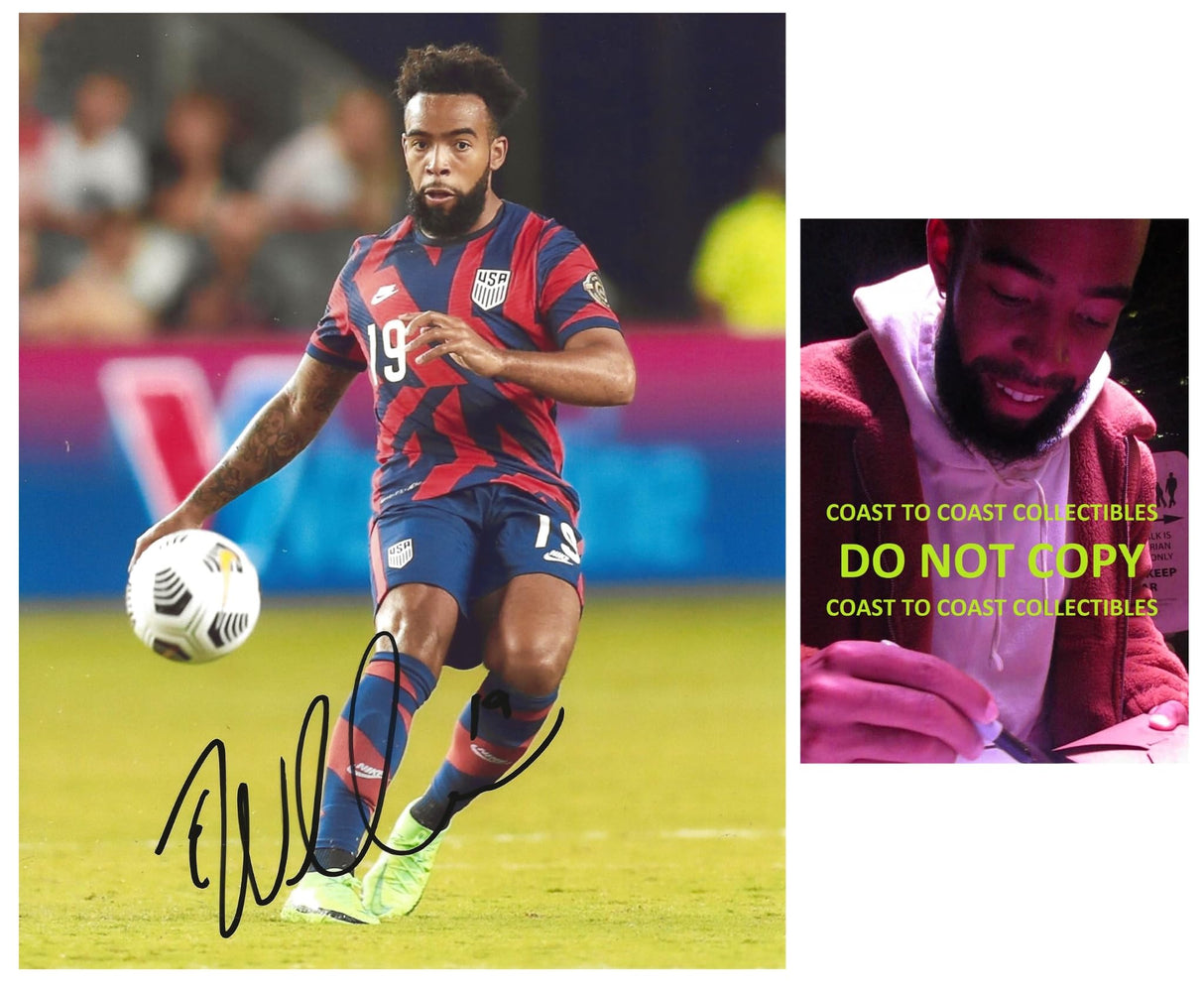 Eryk Williamson signed USA soccer 8x10 photo COA Proof autographed United States