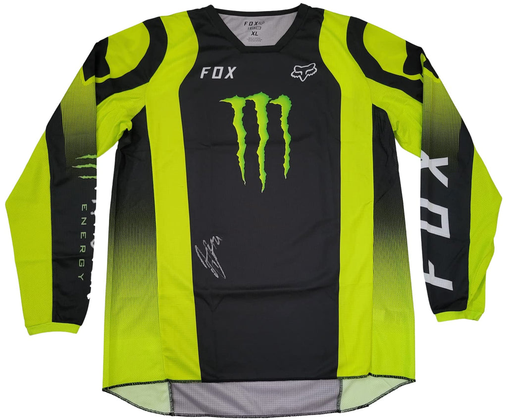 Jason Anderson Supercross Motocross signed Monster Jersey COA proof autographed