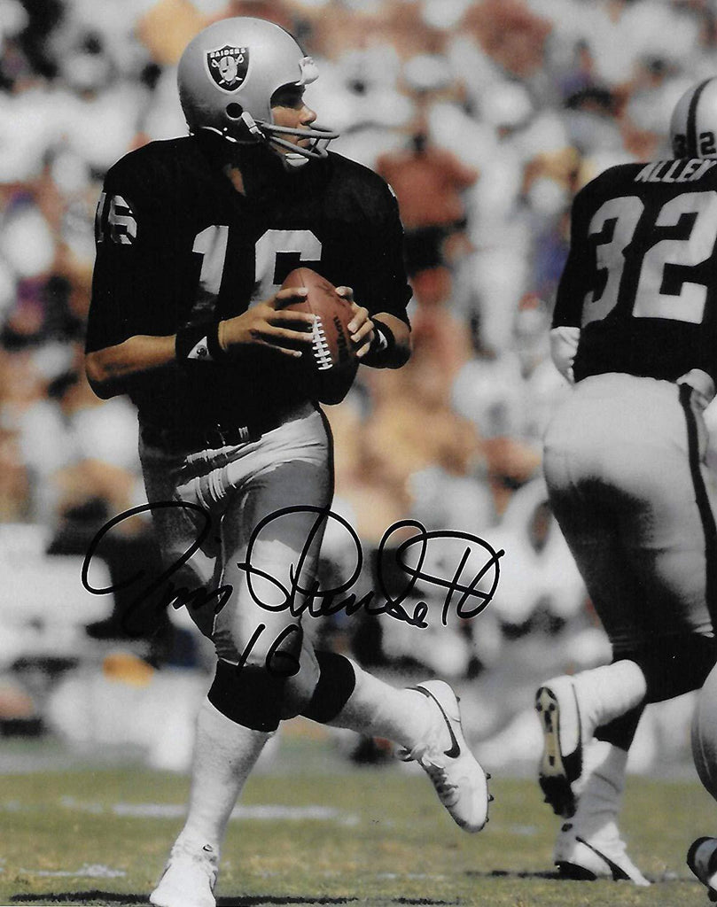 Jim Plunkett Oakland Raiders signed autographed, 8x10 Photo.exact proof COA