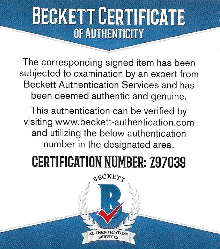 Shane Doan Jets Arizona Coyotes signed Hockey puck proof Beckett COA autographed